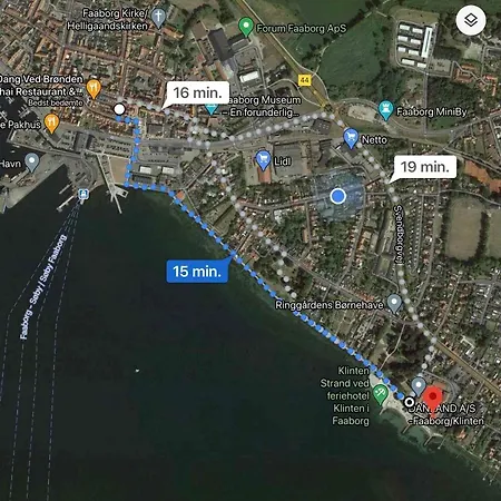 Daire Cozy Furnished Holiday - With Views To The Sea Fåborg